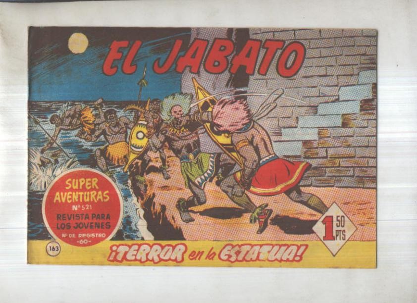 Bruguera: El Jabato numero 163: Terror en la estatua
