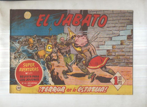 Bruguera: El Jabato numero 163: Terror en la estatua