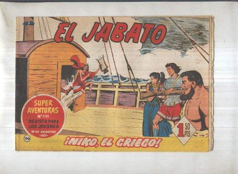 Bruguera: El Jabato numero 166: Niko el griego