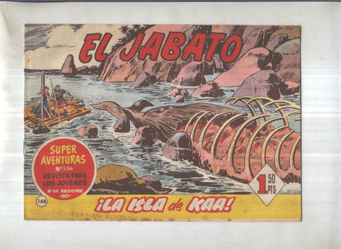 Bruguera: El Jabato numero 168: La isla de Kaa