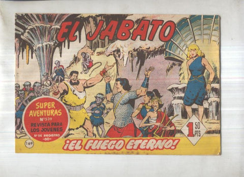 Bruguera: El Jabato numero 169: El fuego eterno