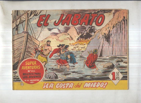 Bruguera: El Jabato numero 171: La costa del miedo
