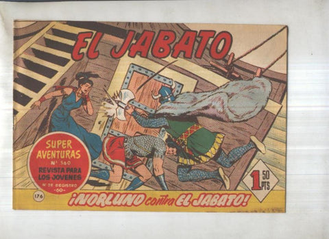 Bruguera: El Jabato numero 176: Norlund contra el Jabato
