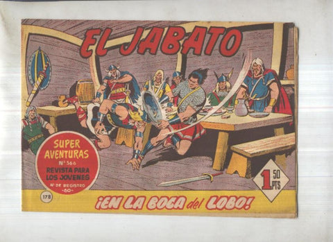 Bruguera: El Jabato numero 178: En la boca del lobo