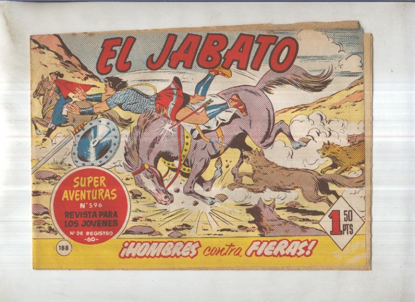 Bruguera: El Jabato numero 188: Hombres contra fieras