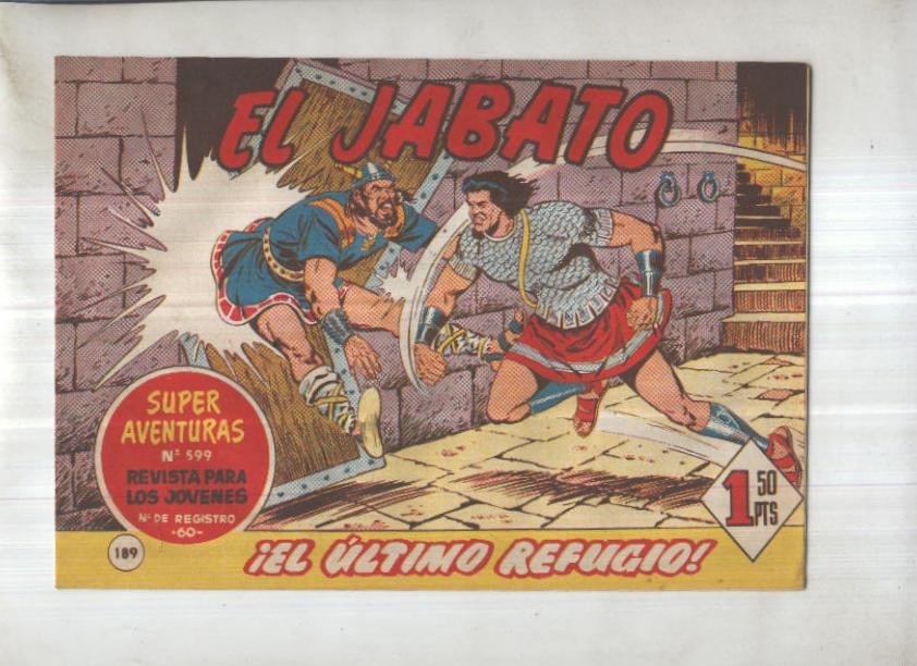 Bruguera: El Jabato numero 189: El ultimo refugio
