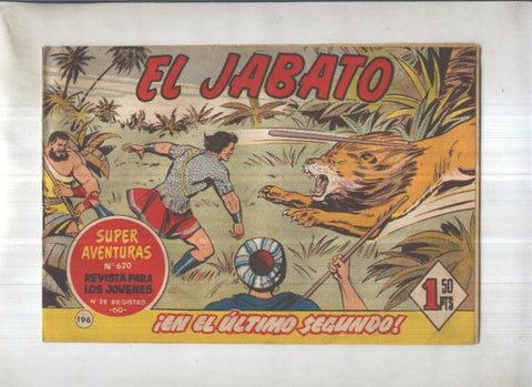 Bruguera: El Jabato numero 196: En el ultimo segundo