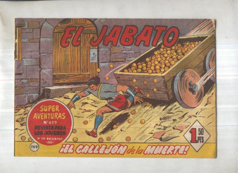 Bruguera: El Jabato numero 199: El callejon de la muerte