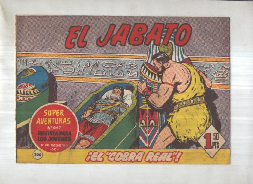 Bruguera: El Jabato numero 205: El cobra real