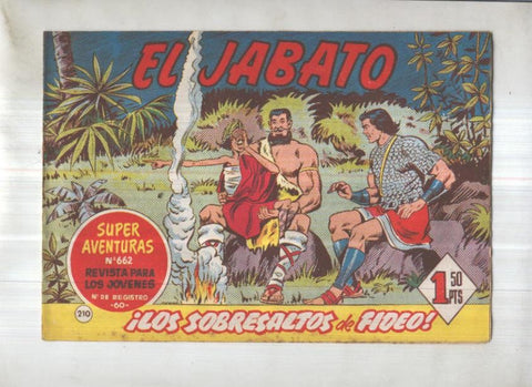Bruguera: El Jabato numero 210: Los sobresaltos de Fideo