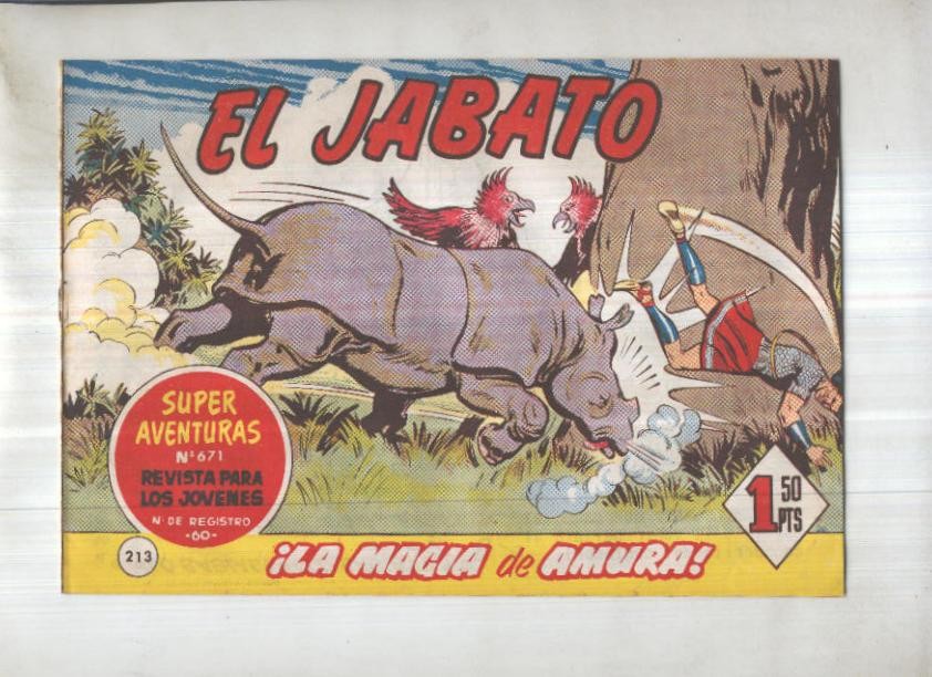 Bruguera: El Jabato numero 213: La magia de Amura