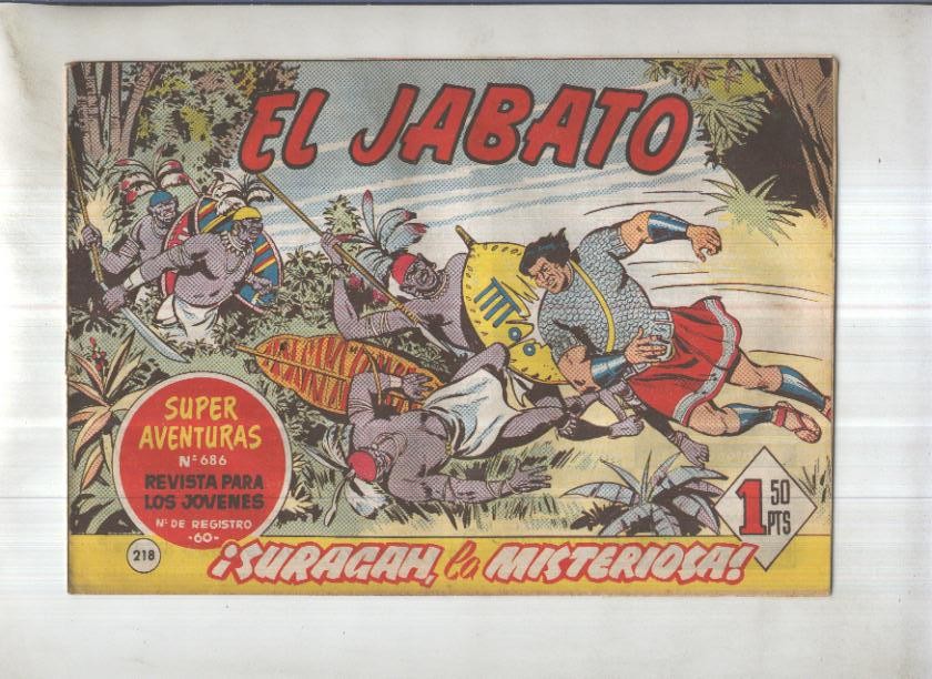 Bruguera: El Jabato numero 218: Suragah, la misteriosa