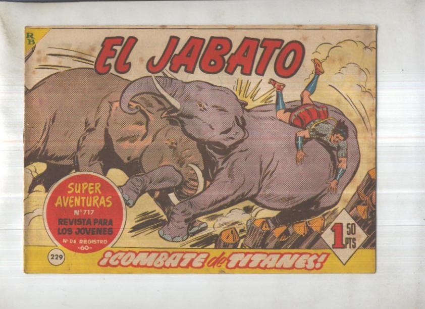 Bruguera: El Jabato numero 229: Combate de titanes