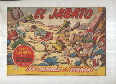 Bruguera: El Jabato numero 233: La cienaga del terror