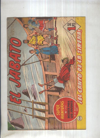 Bruguera: El Jabato numero 236: El canto de la sirena