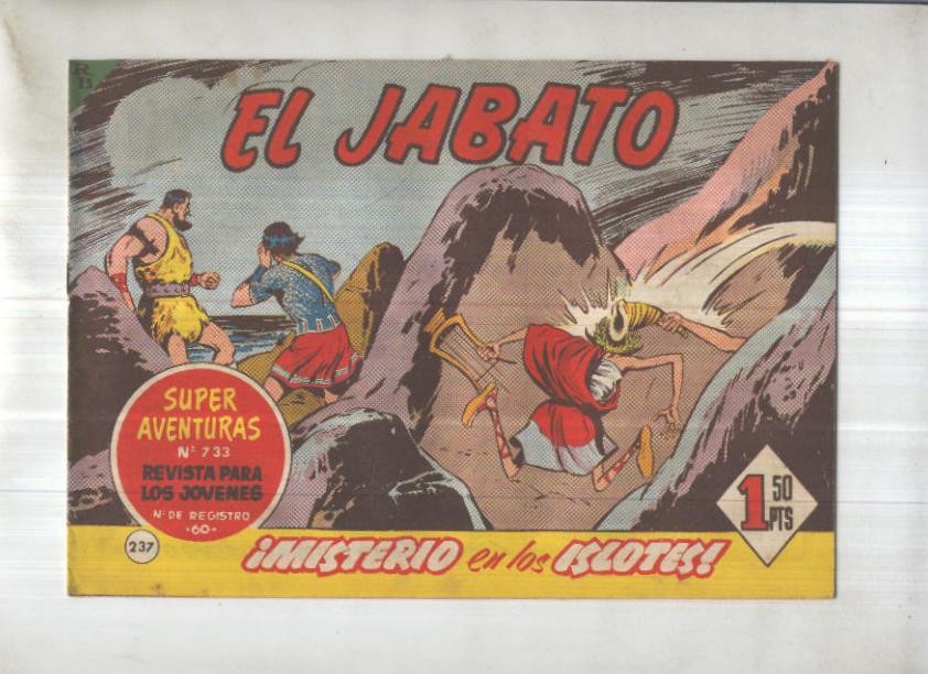 Bruguera: El Jabato numero 237: Misterio en los islotes
