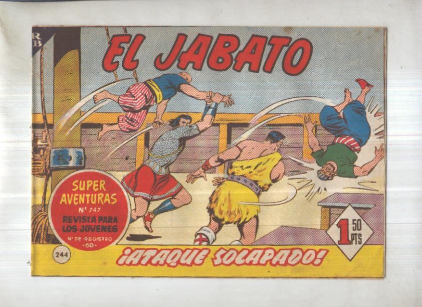 Bruguera: El Jabato numero 244: Ataque solapado