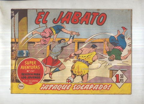 Bruguera: El Jabato numero 244: Ataque solapado