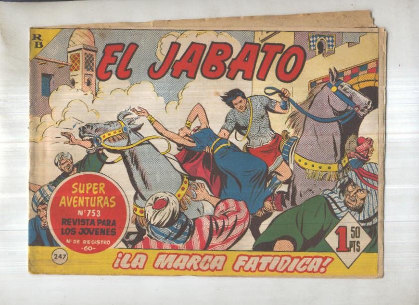 Bruguera: El Jabato numero 247: La marca fatidica