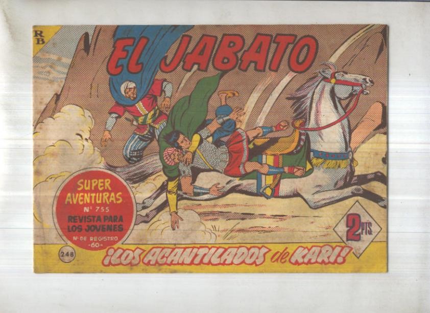 Bruguera: El Jabato numero 248: Los acantilados de Kari