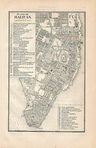 LAMINA ESPASA 555: Plano de Halifax Estados Unidos