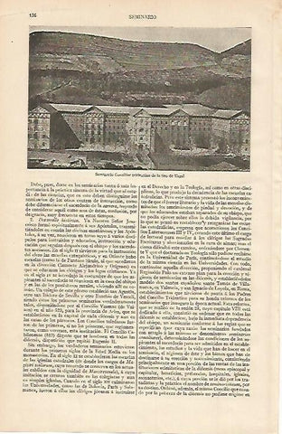 LAMINA ESPASA 627: Seminario conciliar de la Seu de Urgell Lleida