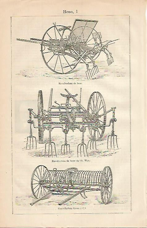 LAMINA ESPASA 660: Maquinas para el heno