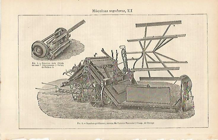 LAMINA ESPASA 711: Maquinas segadoras III