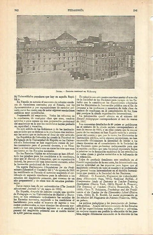LAMINA ESPASA 804: Escuela cantonal de Fribourg Suiza