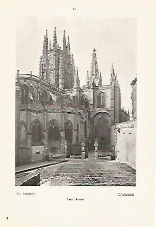 LAMINA 2186: CATEDRAL BURGOS. El Abside