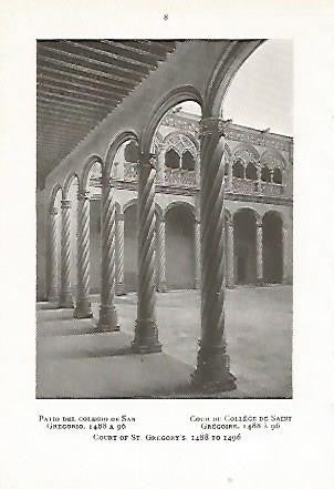 LAMINA 2196: VALLADOLID. Patio del Colegio de San Gregorio