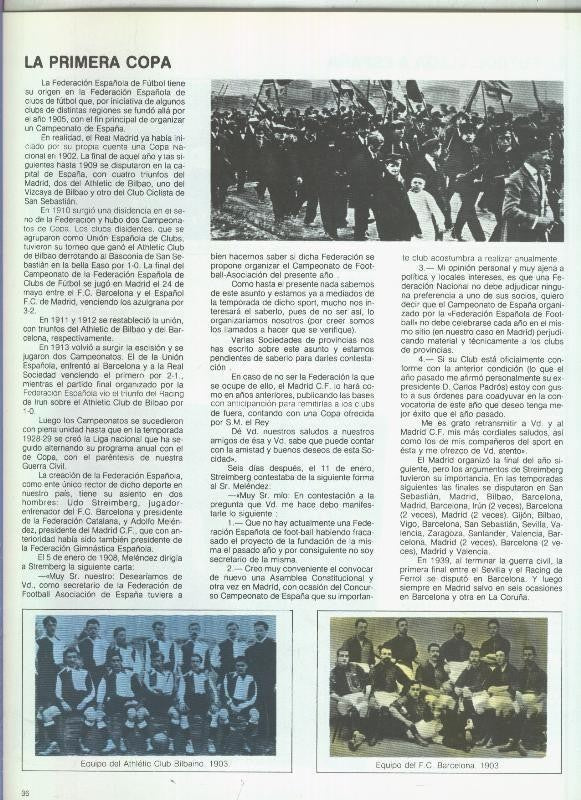 España 1982 lamina 33: La primera copa de España con Bilbao y Barcelona