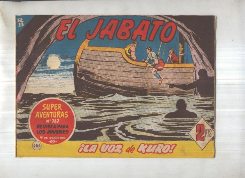 Bruguera: El Jabato numero 254: La voz de Kuro
