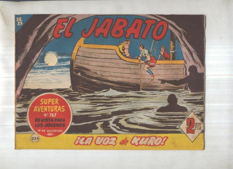Bruguera: El Jabato numero 254: La voz de Kuro