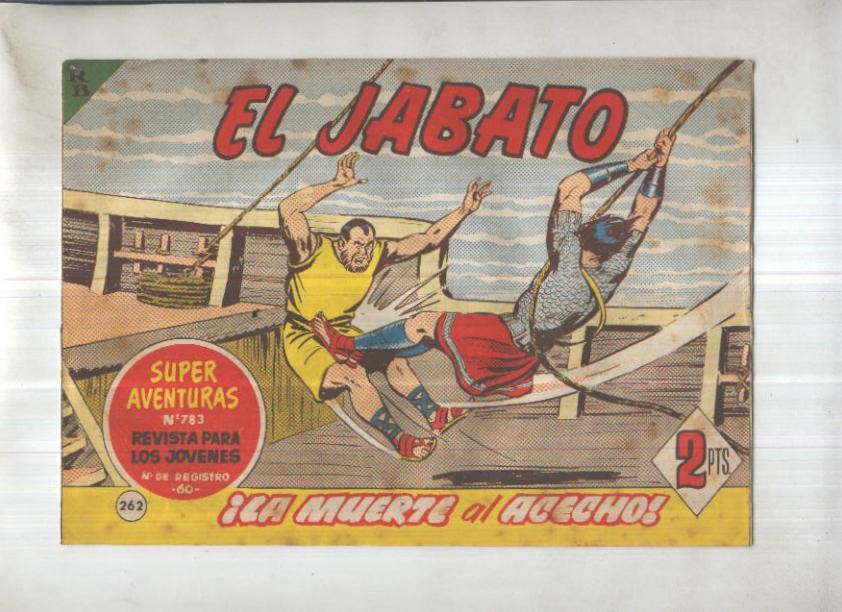 Bruguera: El Jabato numero 262: La muerte al acecho