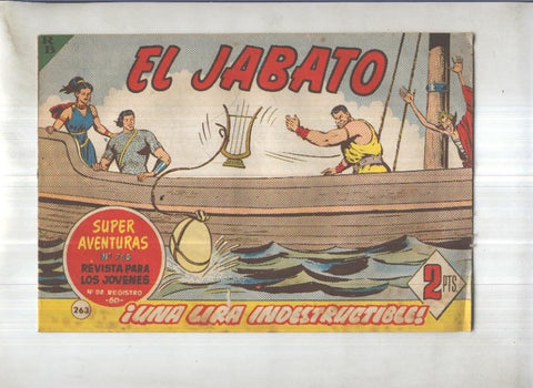 Bruguera: El Jabato numero 263: Una lira indestructible