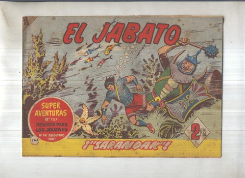 Bruguera: El Jabato numero 264: Sarandak