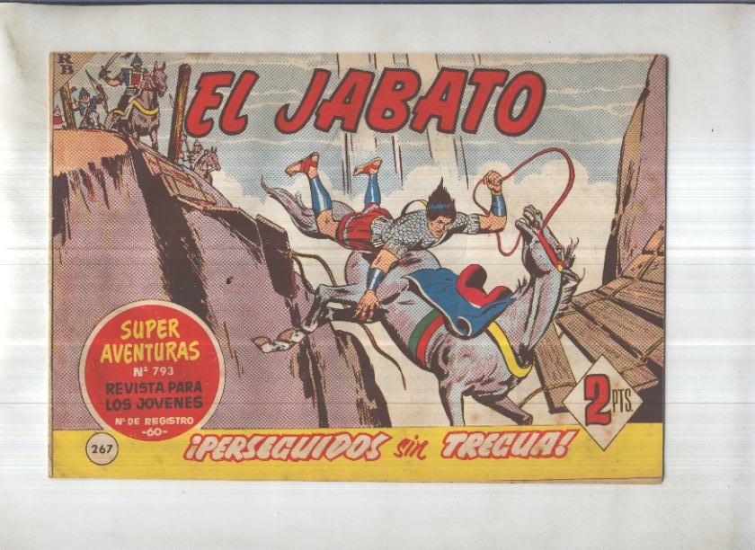 Bruguera: El Jabato numero 267: Perseguidos sin tregua