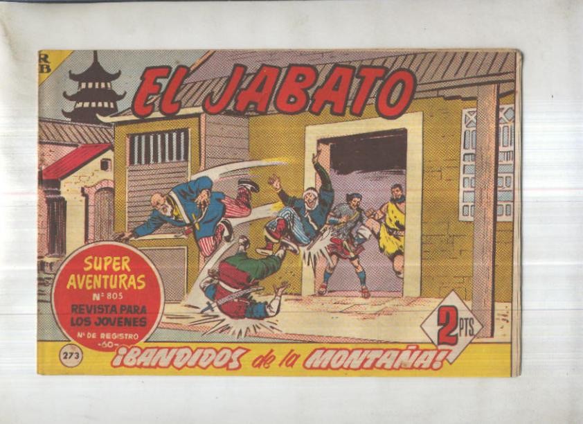Bruguera: El Jabato numero 273: Bandidos de la montaña