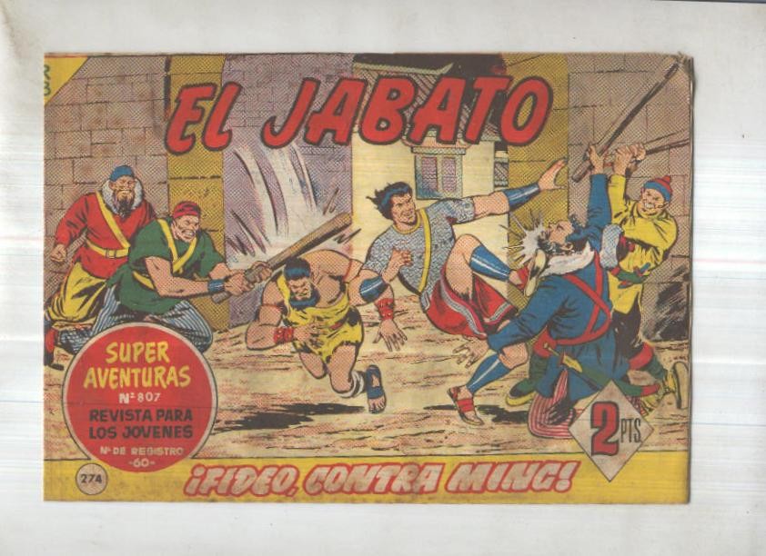 Bruguera: El Jabato numero 274: Fideo contra Ming