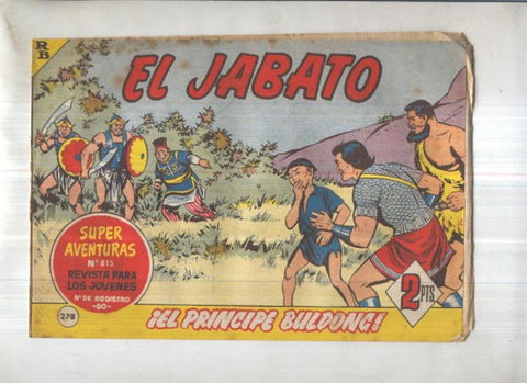 Bruguera: El Jabato numero 278: El principe Buldong