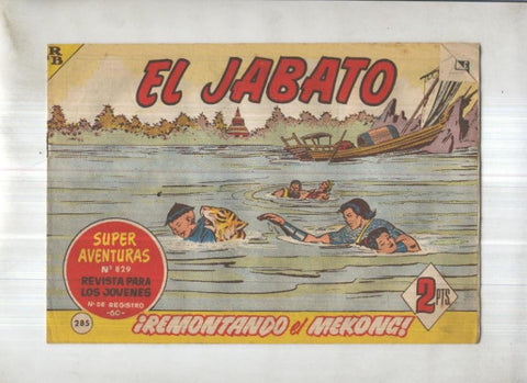 Bruguera: El Jabato numero 285: Remontando el Mekong