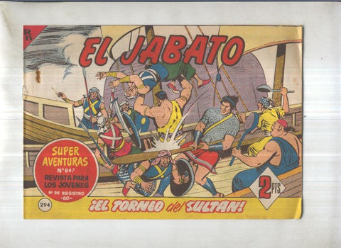 Bruguera: El Jabato numero 294: El torneo del sultan