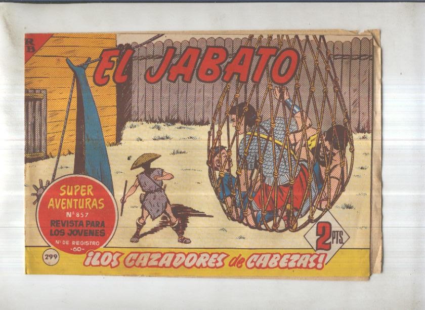 Bruguera: El Jabato numero 299: Los cazadores de cabeza
