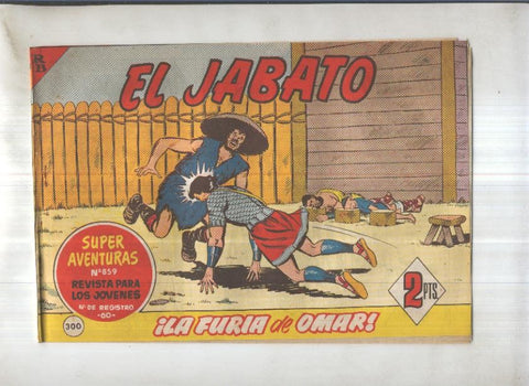 Bruguera: El Jabato numero 300: La furia de Omar