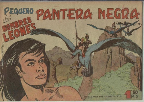 Pequeño Pantera Negra numero 127 (numerado 1 en trasera)