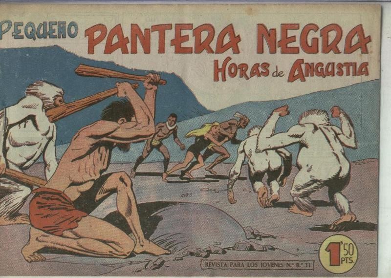 Pequeño Pantera Negra numero 132 (numerado 1 en trasera)