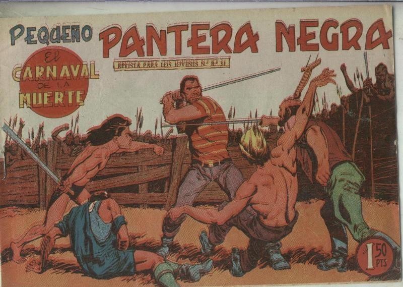 Pequeño Pantera Negra numero 140: El carnaval de la muerte
