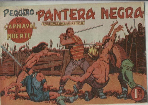 Pequeño Pantera Negra numero 140: El carnaval de la muerte