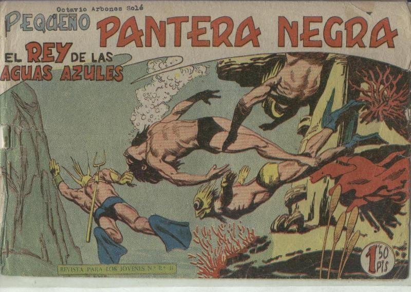 Pequeño Pantera Negra numero 148 (numerado 2 en trasera)